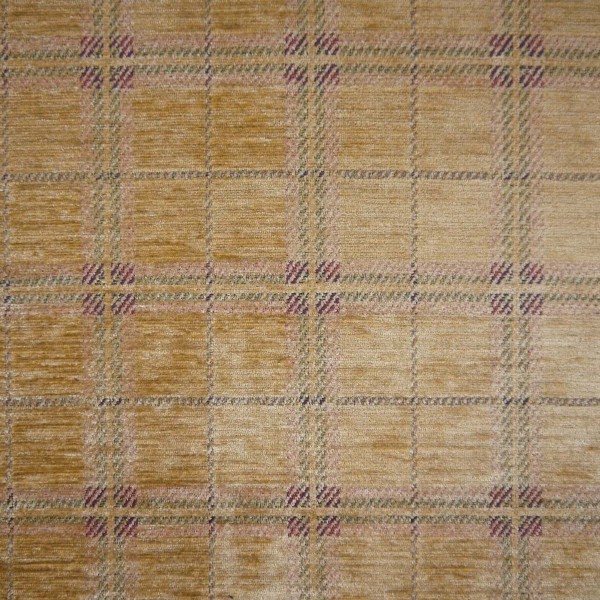 Nostalgia Heritage Check Beige Fabric - NOS2028 | Beaumont Fabrics