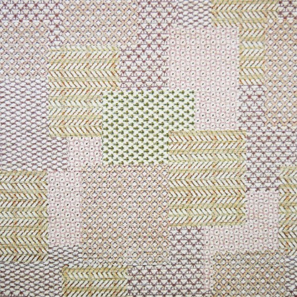 Nostalgia Pastel Patch Sand Fabric - NOS2031 | Beaumont Fabrics