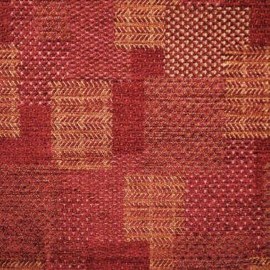 Nostalgia Pastel Patch Red Fabric - NOS2034 | Beaumont Fabrics