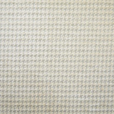 Nostalgia Vintage Houndstooth Cream Upholstery Fabric - NOS2037