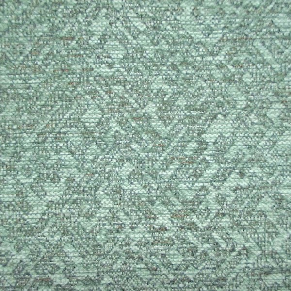 Loxford Geometric Mint Fabric - SR12852 | Beaumont Fabrics
