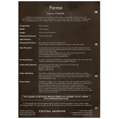 Parma Upholstery Fabric Document Info