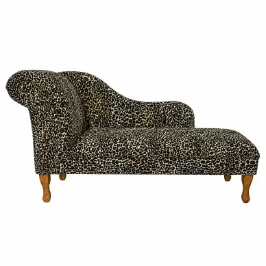 Leopard Print Faux Fur Fabric - Fire Resistant