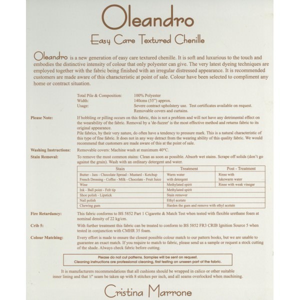 Oleandro Duck Egg Fabric - OLE1422
