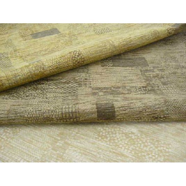 Soho Patchwork Green Upholstery Fabric - SR15694