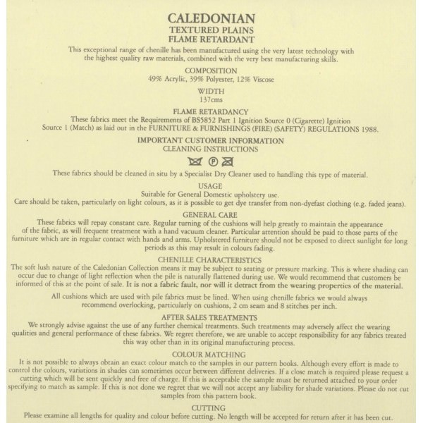 Caledonian Textured Plains: Champagne - SR15229 Ross Fabrics