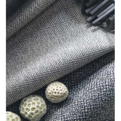 Dundee Hopsack Stone Fabric - SR13612 Ross Fabrics