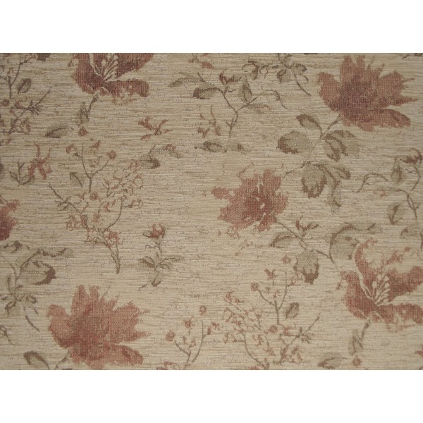Camden Floral Pearl Upholstery Fabric - SR12403
