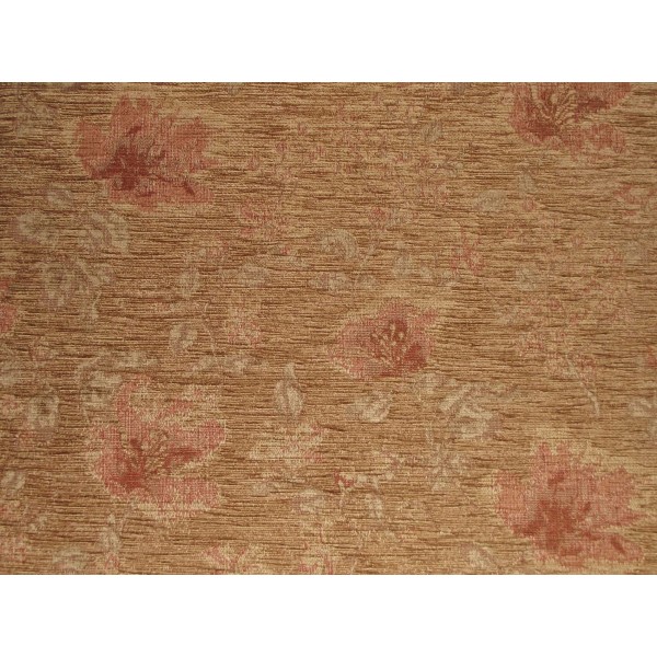 Camden Floral Cocoa Upholstery Fabric - SR12404