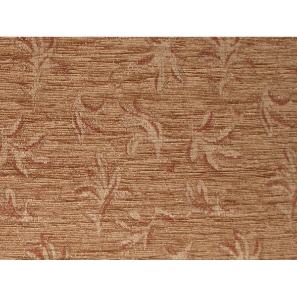 Camden Leaf Cocoa Fabric - SR12424 Ross Fabrics