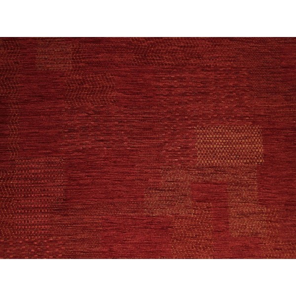 Camden Patchwork Wine Upholstery Fabric - SR12435