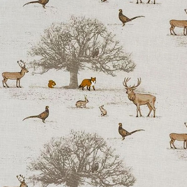 Fryetts Novelty Time Tatton Autumn 100% Cotton Print Upholstery Fabric - Fire Resistant
