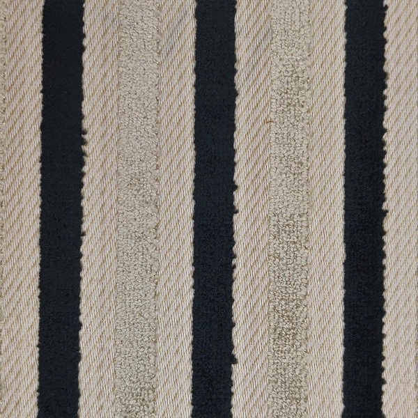 Eleganza  Candy Stripe Ebony and Gold - SR17274 Ross Fabrics
