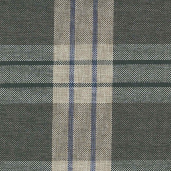 Kintyre Charcoal Tartan Plaid Fabric