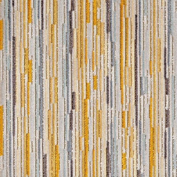Extravaganza Stripe Burst Mustard Yellow Upholstery Fabric - EXT2543