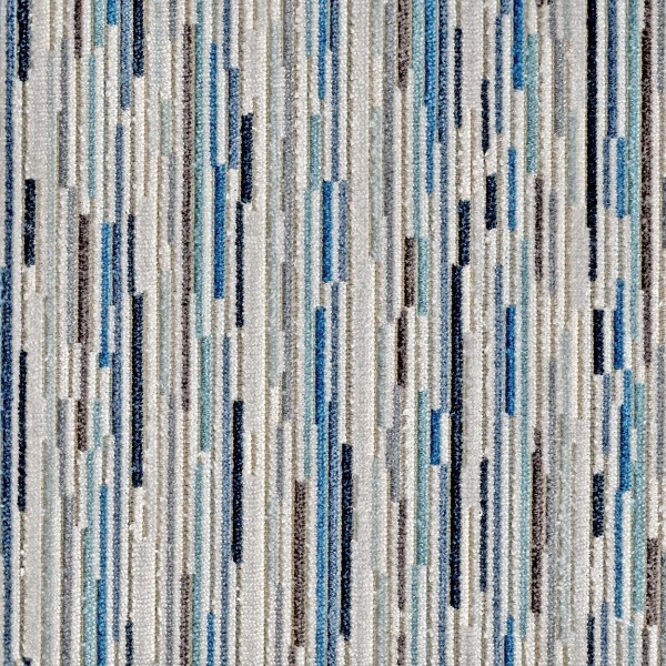 Extravaganza Stripe Burst Blue Steel Fabric - EXT2544 Cristina Marrone