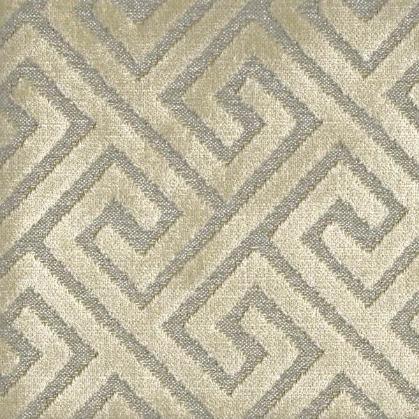 Extravaganza Meander Line Beige Upholstery Fabric - EXT2559