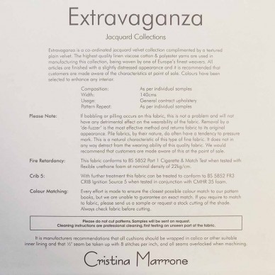 Extravaganza Honeycomb Rose Fabric - EXT2661 Cristina Marrone