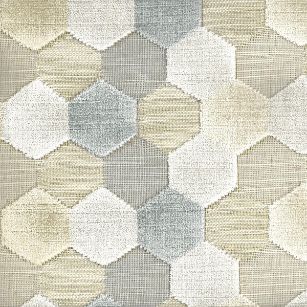 Extravaganza Honeycomb Lemon Burst Upholstery Fabric - EXT2663