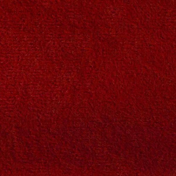 Plush Postbox Red Velvet Upholstery Fabric - PLU46