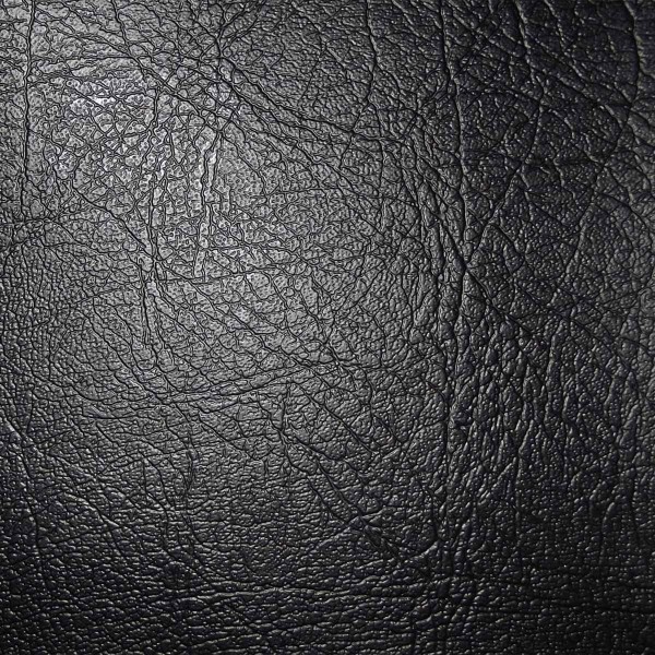 Porto Leather Vinyl Noir Upholstery Fabric - SR14394