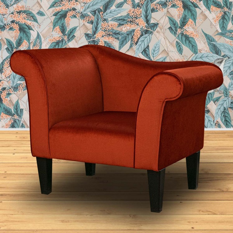 Orange Upholstery Fabric